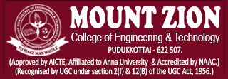 Mount Zion College of Engineering and Technology - V Way Bio